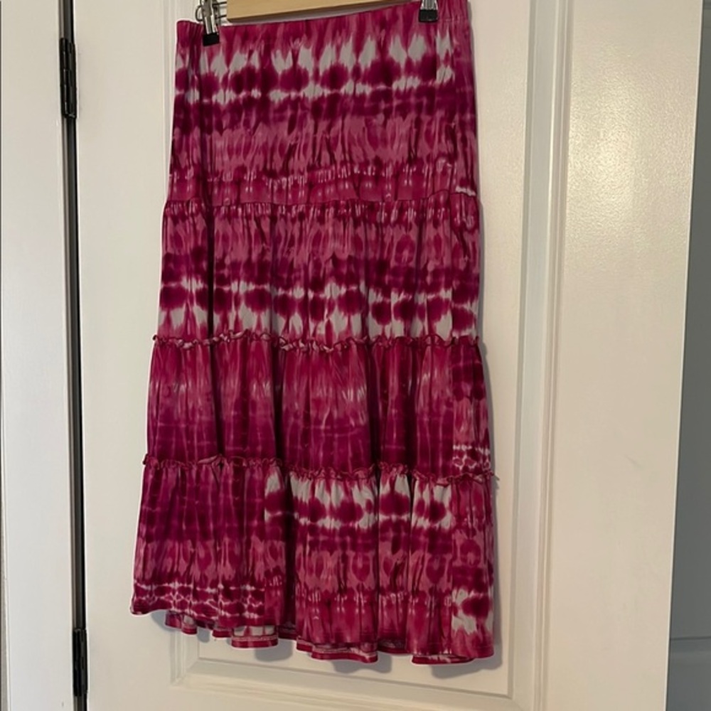 Tie-Dye Pink Skirt